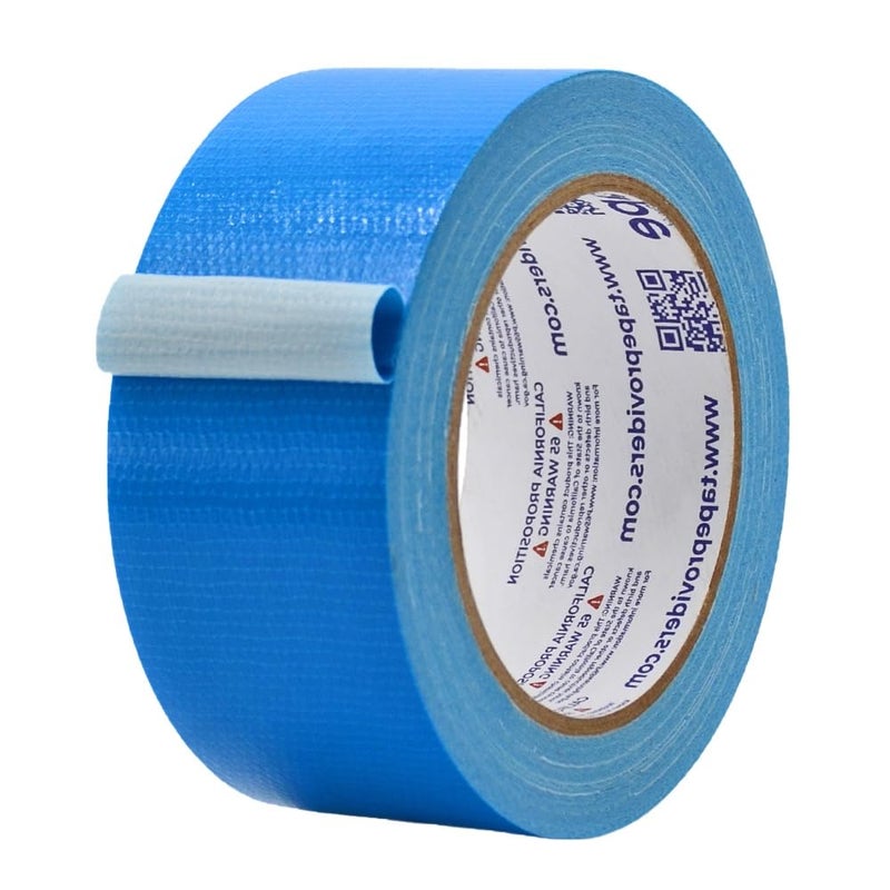 MAT Tape MAT Duct Tape Sky Blue Industrial Grade, 2 inch x 60 ft. Waterproof, UV Resistant for Crafts, Home Improvement, Repairs, & Projects - Image 1